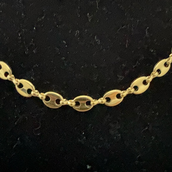 GIVENCHY Gold Tone Link Necklace - Picture 4 of 8